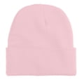 thumbnail image 1 of AJGRHE Winter Thermal Acrylic Hat For Cold Weather Warm Ear Pink One Size, 1 of 2