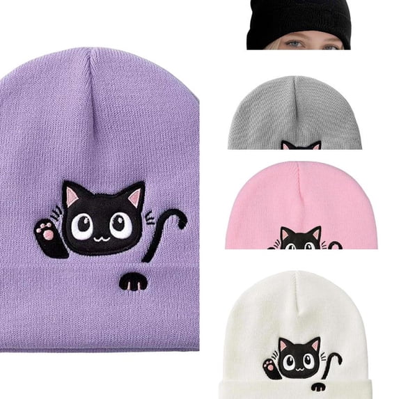 AJGRHE Winter Trapper Cap With Soft For Cold Weather Outdoor Hat Light Purple One Size