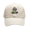 thumbnail image 1 of AJGRHE Women Casual Cute Cartoon Embroidered Baseball Cap Adjustable Visor Hat Outdoor Sports Daily Wear Beige One Size, 1 of 3