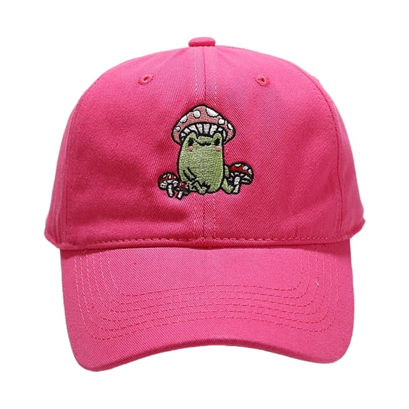 AJGRHE Women Casual Cute Cartoon Embroidered Baseball Cap Adjustable Visor Hat Outdoor Sports Daily Wear RD2 One Size