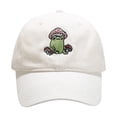thumbnail image 1 of AJGRHE Women Casual Cute Cartoon Embroidered Baseball Cap Adjustable Visor Hat Outdoor Sports Daily Wear White One Size, 1 of 3