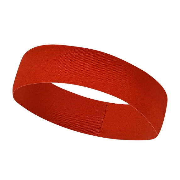 AJGRHE Women Elastic Athletic Headwraps Non Sweat Wicking Gym Yoga Running Sport Hair Band For Fitness Training Outdoor Activities Control Comfort Stretch Breathable Red