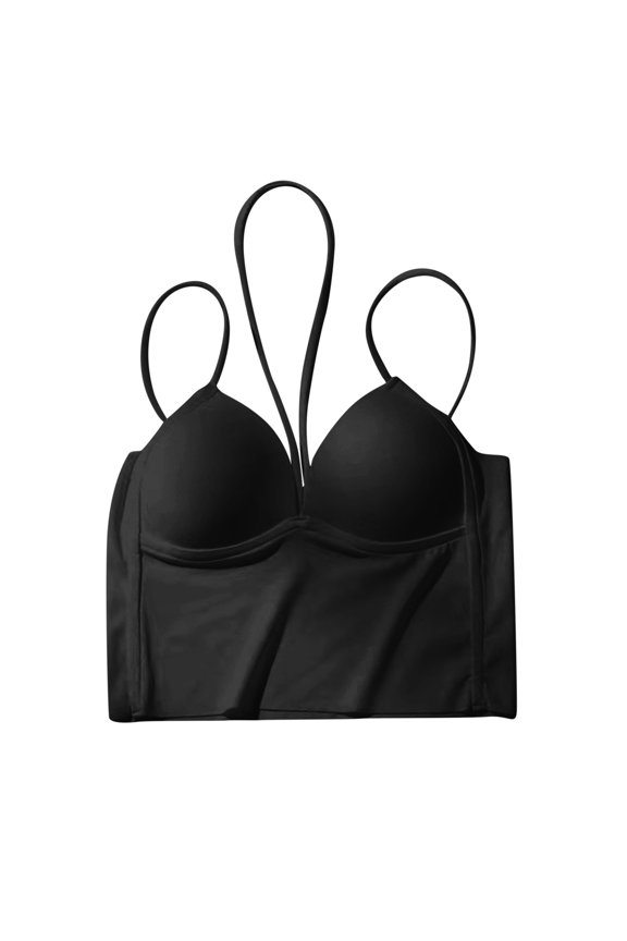 Women Full Figure Bra Seamless Adjustable Sports Bra Supportive Comfort Workout Yoga Athletic top Comfortable Lightweight Non-Padded A Black