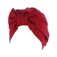 thumbnail image 1 of AJGRHE Women Turban Hat Bow Hair Bonnet Head Scarf Wrap Cover Womens Turban Hat Bowknot Stretch Solid Hijab Headwrap Chemo Headwear Skull Cap Hair Loss Cover One Size, 1 of 4