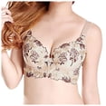 thumbnail image 1 of AJGRHE Women Underwear Solid Bra Embroidered Adjustable Push Up Bra for Enhanced Lift and Comfort 32 A, 1 of 4