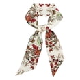 thumbnail image 1 of AJGRHE Womens Long Versatile Silk Scarf For Classic Elegant Neck Wrap Lightweight Fashion Daily Accessory Multicolour, 1 of 5