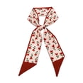 thumbnail image 1 of AJGRHE Womens Long Versatile Silk Scarf For Classic Elegant Neck Wrap Lightweight Fashion Daily Accessory Red, 1 of 5