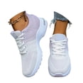 thumbnail image 1 of AJGRHE Womens Sneakers Air Cushion Running Shoes Lightweight Tennis Walking Shoes Mesh Breathable Gym Work Fashion Sneakers Athletic Comfortable Casual Purple 37, 1 of 9