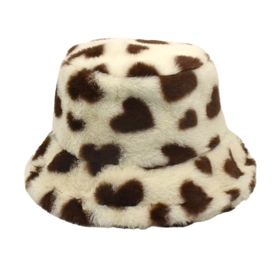 AJGRHE Wool Fedora Hats For Women Design Wide Brim Bucket Hat With Adjustable Size Coffee One Size