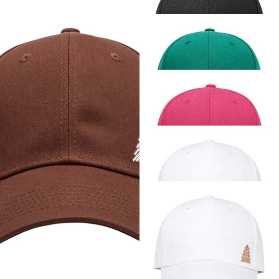 AJGRHE Youth And Adult Side Embroidered Baseball Cap Classic Visor Hat For Outdoor Sports Activities Brown One Size