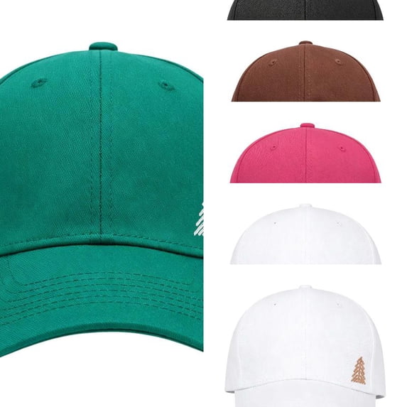 AJGRHE Youth And Adult Side Embroidered Baseball Cap Classic Visor Hat For Outdoor Sports Activities Green One Size