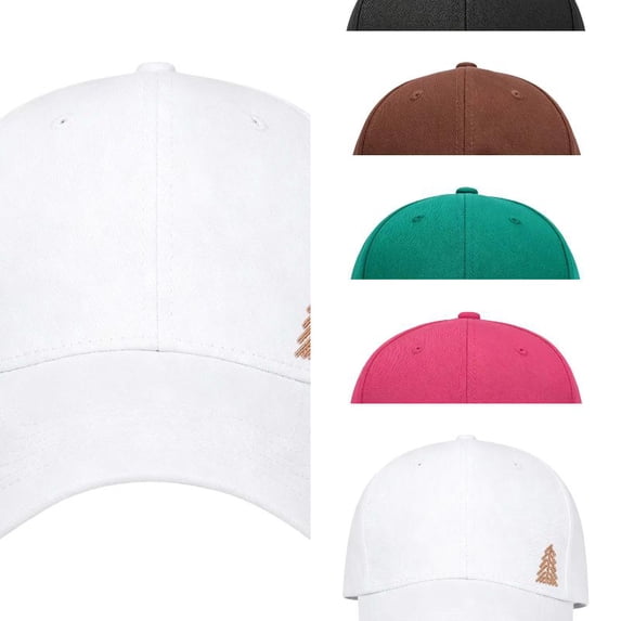 AJGRHE Youth And Adult Side Embroidered Baseball Cap Classic Visor Hat For Outdoor Sports Activities Red One Size