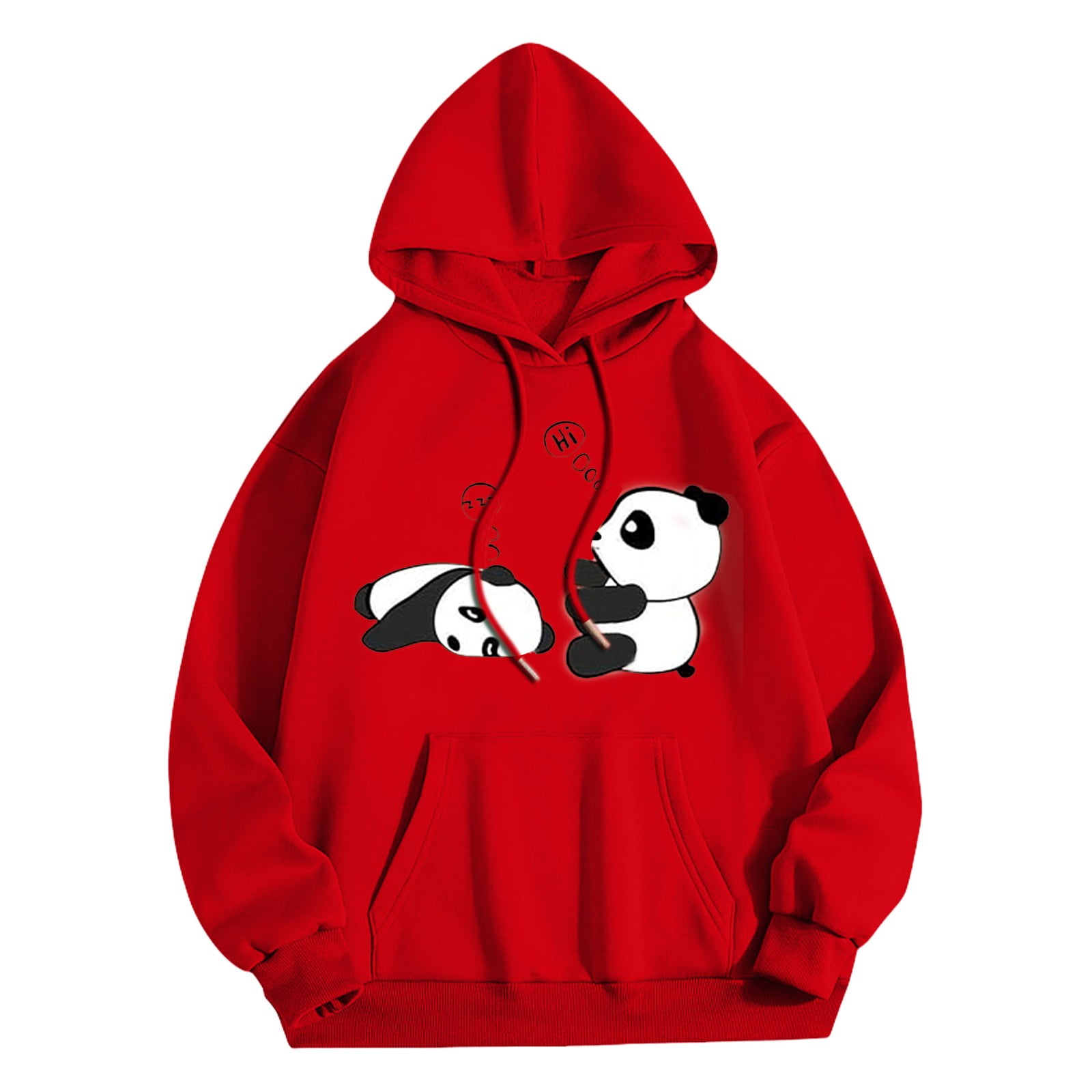 AJHSAKLt Comfrt Hoodie Cute for Teenage Girls Kawaii Panda Print