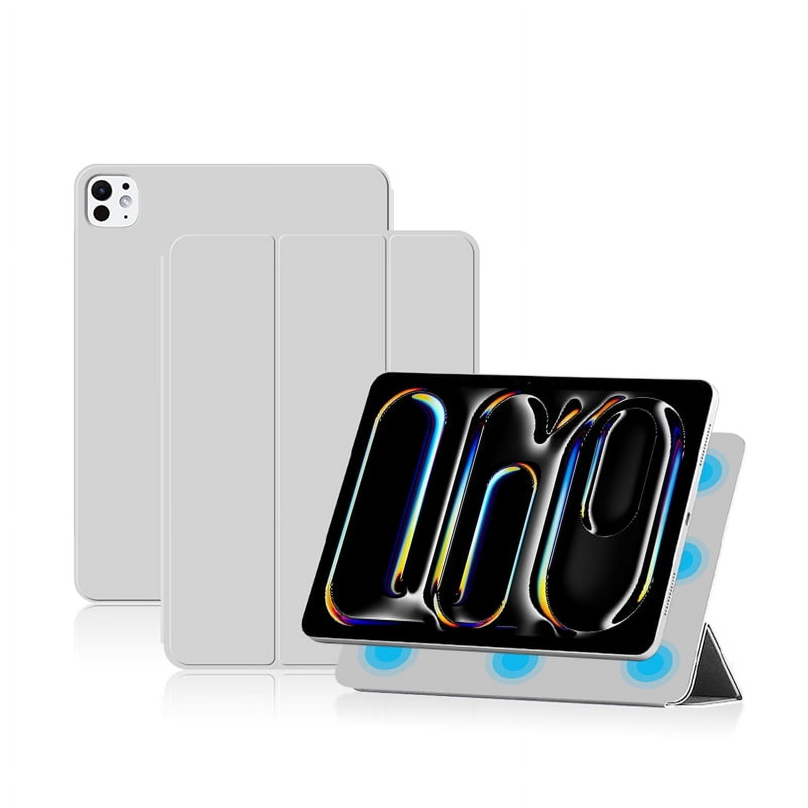 AJIUYU Case for iPad Pro 11 inch (M4) 2024 Smart Folio