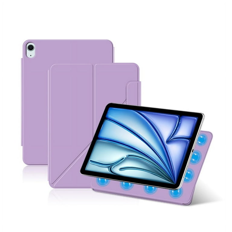 AJIUYU Smart Folio for iPad Air 11 inch (M2) 2024 Magnetic Cover 