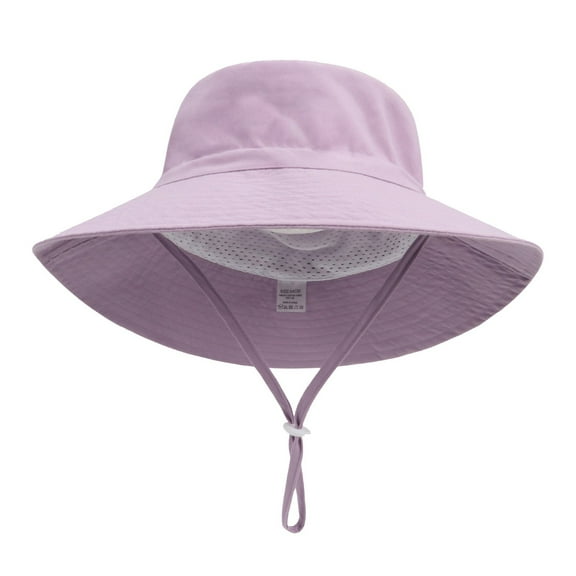 AJIWYH Beach Hats for Boy Fun Toddler Hat Toddler Sunhat (Purple,6-24 Months)