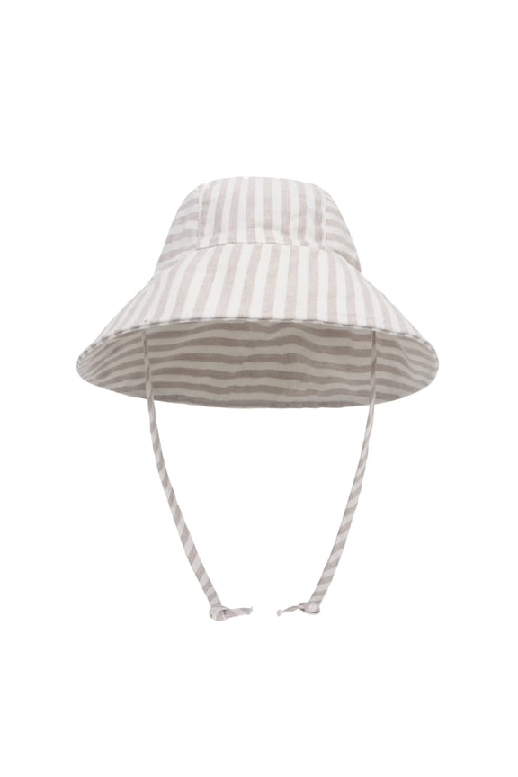 Toddler Boy Hat Wide Brim Outdoor Play,Beach Hats for Girl,Girls Bucket Hat (Silver,2-7 Years)