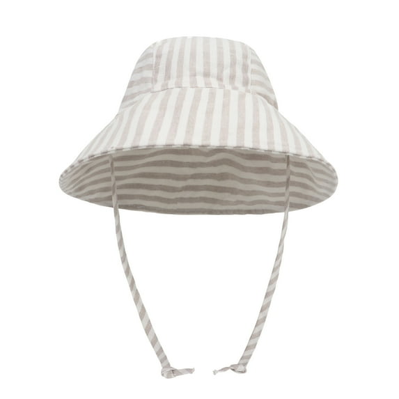 AJIWYH Toddler Boy Hat Wide Brim Outdoor Play,Beach Hats for Girl,Girls Bucket Hat (Silver,2-7 Years)
