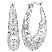 AJIWYH Silver Earrings Hoop Earrings Fashion Earrings for Women