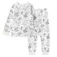 thumbnail image 1 of AJIWYH Toddler Girl Pajamas Kid DIY Hand Painted Homewear Set Colouring Pajama Sets for Boy and Girl Can Play With and Wear Colorable Pajamas for Girls(5-6 Years), 1 of 3