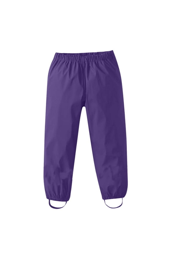 AJIWYH Waterproof Pants Kids,Waterproof Toddler Pants,Kids' Rain Pants ,1-2 Years