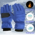 thumbnail image 1 of AJIWYH Winter Gloves,Kids Winter Gloves Waterproof Ski Snowboard Gloves for Ourdoor Sports, Boys and Girls Cold Weather Bike Gloves Kids Black Gloves Blue,M, 1 of 8