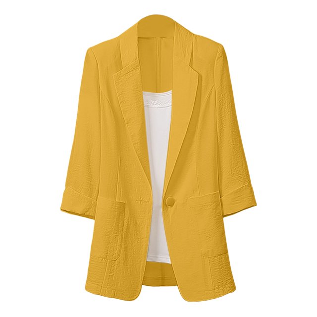 AJIWYH Womens Blazers for Work Casual Medium Length Large Size Suit