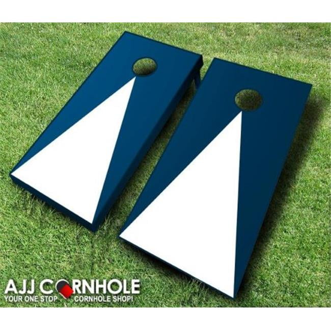 Pyramid Design Cornhole Set with Red and Blue Bags