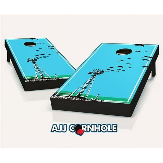 AJJCornhole 107-CropCrows Crop Crows Theme Cornhole Set with Bags - 8 x 24 x 48 in.