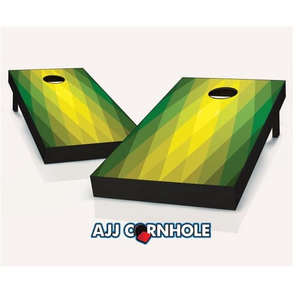 AJJCornhole 107-Kryptonite Kryptonite Theme Cornhole set with Bags - 8 x 24 x 48 in.