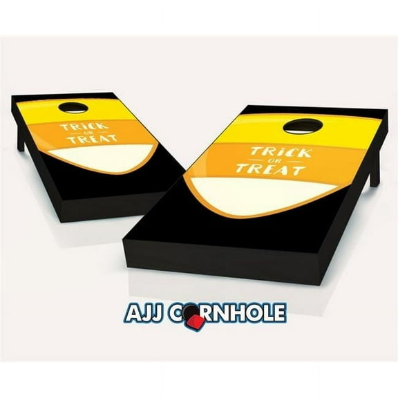 AJJCornhole 107-TrickOrTreat Trick or Treat Theme Cornhole Set with bags - 8 x 24 x 48 in.