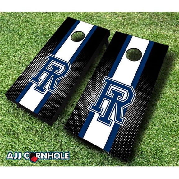 AJJCornhole 110-RhodeIslandStriped Rhode Island Rams Striped Theme Cornhole Set with Bags - 8 x 24 x 48 in.