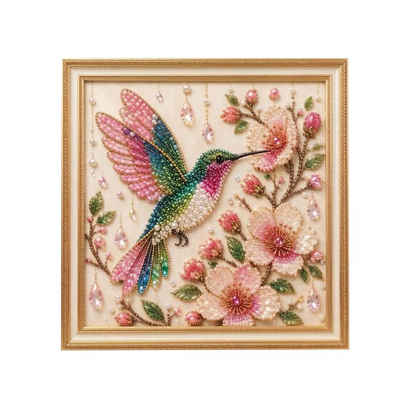 AJKHSAHDFJ Luxurious Bird Bead Art For DIY Knitting And Creativity – Exclusive Craft For Handmade Wirework And Bead Embellishments,C