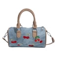 thumbnail image 1 of AJKHSAHDFJ Printed Women's Tote Bag, Cherry Heart-Shaped Shoulder Bag, Shoulder Tote, Chain Strap, Suitable for Any Occasion, Fashionable and Versatile,Brown,Fashion, 1 of 7