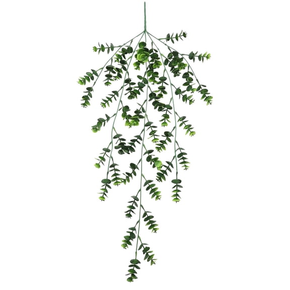 AJKHSAHDFJ Simulate Leaves Green Ferns Wall Mounted Vines Flowering Vines Decorate Your Living Environment With More Greenery,Green,B