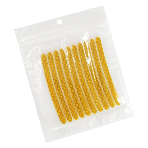 AJKSFHIU 20PCS 3D Reflective Stickers,Car Wheel Tire Rims Sticker Stripes Tape Decals,Also for Motorcycle Bike Bicycle,Night Safety Decorations Automotive Exterior Accessories Light