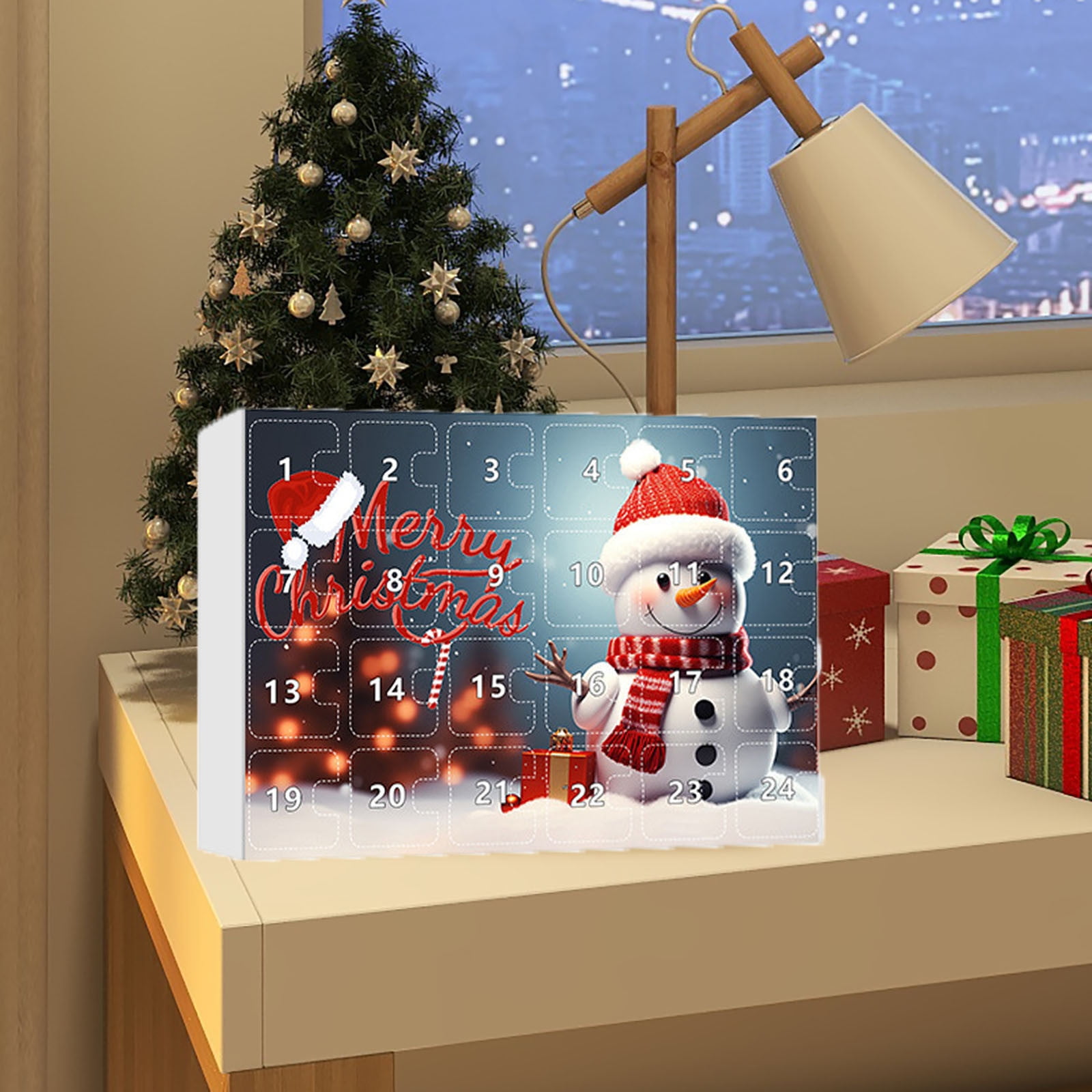 AJKSFHIU Advent Calendar 2024,Advent Calendar 2024 Kids Adult,Christmas