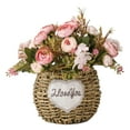 thumbnail image 1 of Chamoist Artificial Flower for Home Office Table Garden Decor,Daisy in withHand-Woven Basket Artificial Daisy Flower Arrangement,Fake Daisy in Basketsfor Mother'S Day Gifts Wedding Decoration, 1 of 7