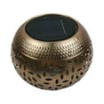 thumbnail image 1 of AJKSFHIU Back To School Supplies Sale!Solar Outdoor Table Lantern Flickering Flame Light Round Pot with Warm Yellow Garden LED Tabletop Lamp Decorative for Garden Yard, 1 of 9