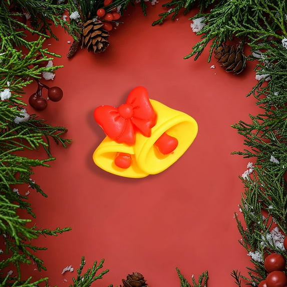 Chamoist Christmas Ornaments ,Cartoon Christmas Matte Resin, Flat Back Embellishments Scrapbooking DIY Art Projects Craft Making Decorations ,Christmas Gifts