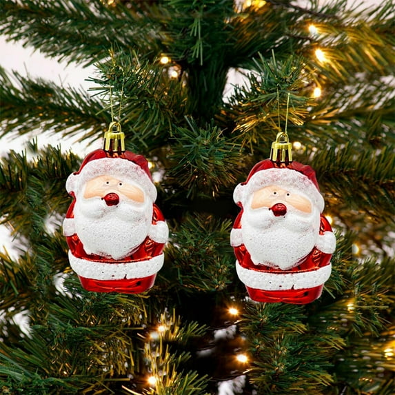 AJKSFHIU Christmas Tree Ornaments Sets,Candy Cane Ornament,Xmas Hanging Lollipop Decorations,Christmas Ball Ornaments with Rope For Christmas Tree Holiday Party Home Decor 2PCS