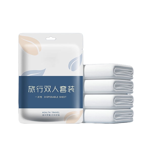 AJKSFHIU Disposable Bed Sheets for Hotel Stay,Disposable Bed Sheets Travel Sheets,Quilt Cover and Pillow Case Set for Hotel and Travel. Portable Ready To Use Bedding Set ,Thickened Quilt Sheet