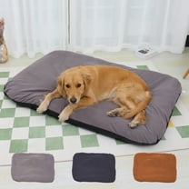 AJKSFHIU Dog Beds Crate Pad,Dog Crate Pad,Soft Dog Bed Mat, Washable Pet Kennel Bed with Non-Slip Bottom,Corduroy Sleeping Mat,Dog Crate Pad for Dog ,Cages Dog Crate Bed for Dogs Cats Pets