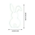 thumbnail image 1 of Chamoist Easter Neon Signs,Bunny Rabbit Neon Led Lights, Pink Easter Egg Neon Light,Easter Window Lights Wall Window Decor for Party Holiday Night Bedroom Gifts,Easter Decorations for The Home, 1 of 8