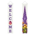 thumbnail image 1 of Chamoist Easter Porch Banner for Front Door,Gonmes Welcome Happy Easter Door Banner,Bunny Egg Hanging Porch Sign Wall Decoration for Spring Theme Party Supplies Home Office Farmhouse Holiday Decor, 1 of 9