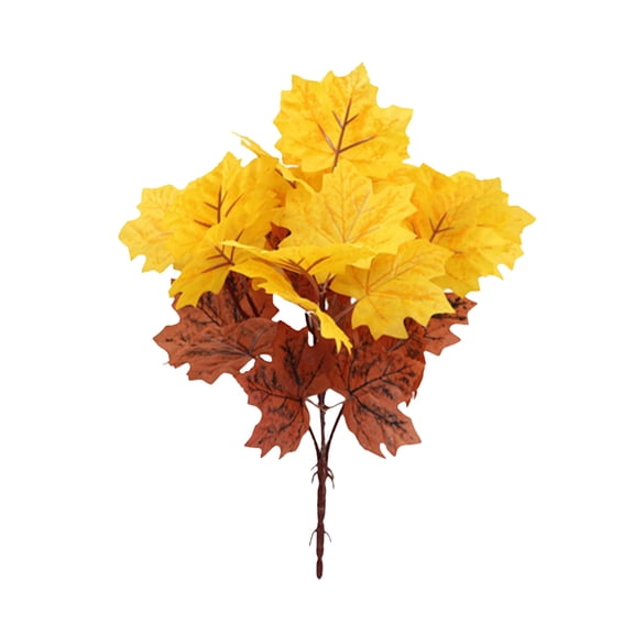 Chamoist Fall Decor Artificial Maple Leaf Branches,Fake Maple Leaves Shrubs,Autumn Faux Maple Leaves Spray for Home,Artificial Maple Leaves Branches for Farmhouse Thanksgiving Halloween Decor