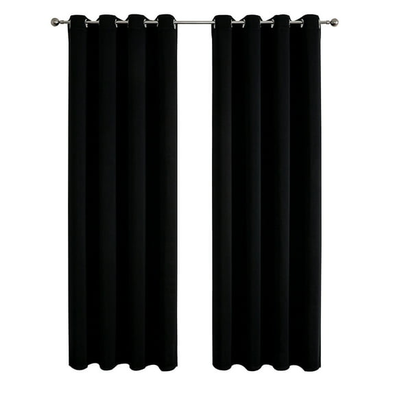 Chamoist Grommet Blackout Curtains for Bedroom Short,39x51" Elegant Black Out Curtains for Bedroom,Grommet Blackout Curtains for Bedroom and Living Roomthermal Insulated Room Darkening Curtains