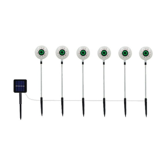 AJKSFHIU Halloween Decorations Outdoor Solar Spotlights,Halloween Solar Swaying Garden Lights with Eyeballs,Color Changing Outdoor Halloween Lights,for Halloween Party Porch Yard Decorations