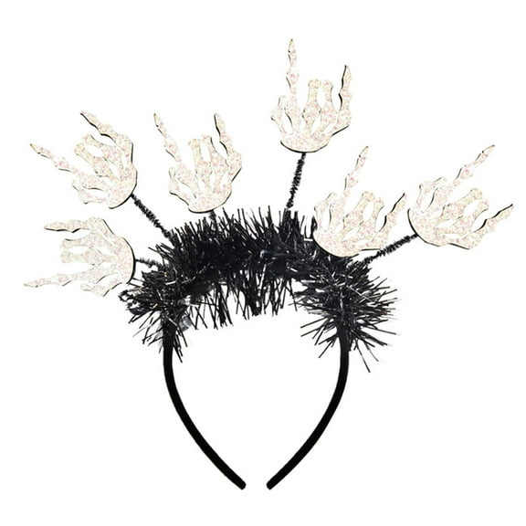 AJKSFHIU Halloween Headbands for Women,Girls Halloween Headband,Day Of The Dead Hair Hoop Headband,Halloween Headband Pumpkin Spider Hair Halloween Party Environment Layout Radial Headband