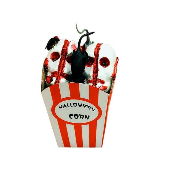 AJKSFHIU Halloween Popcorn Boxes,Halloween Products Simulation Popcorn Venue Layout Props,Popcorn Party Decorations
